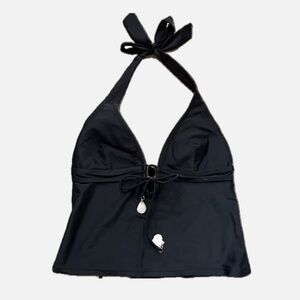 Size 6 Black Halter Bikini Top